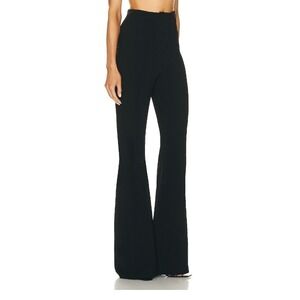 Self-Portrait Womens 10 Crepe Wide Leg Pants in Black NWOT